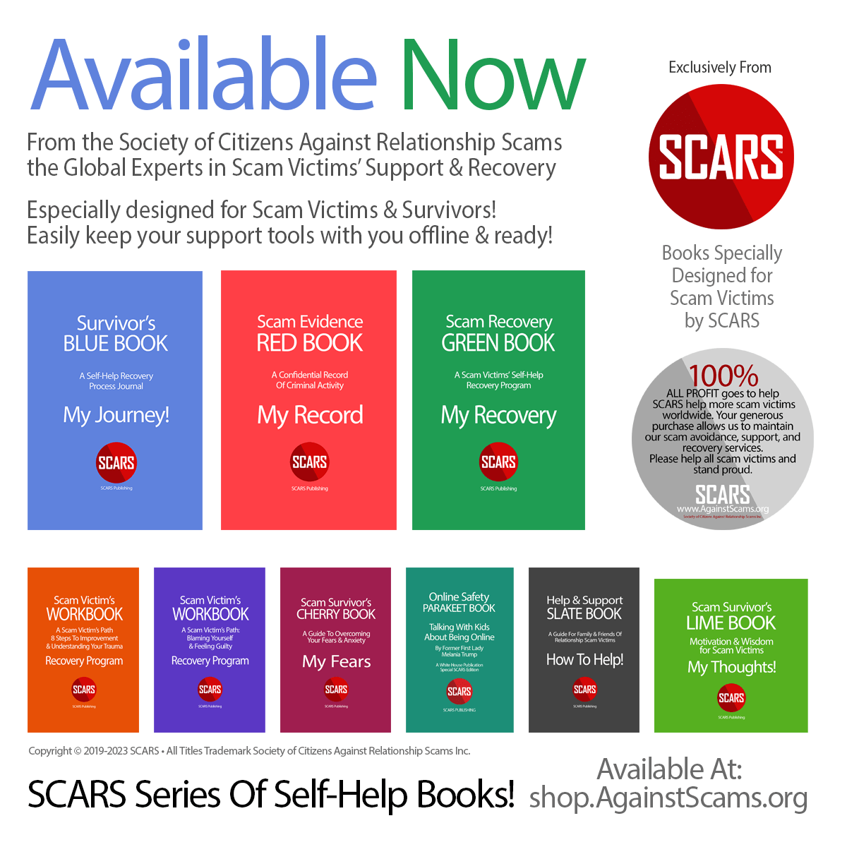 SCARS Self-Help Books Also Available at https://shop.AgainstScams.org