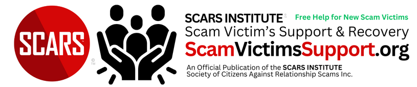 Scam Victim Support – a SCARS Website for New Scam Victims Logo
