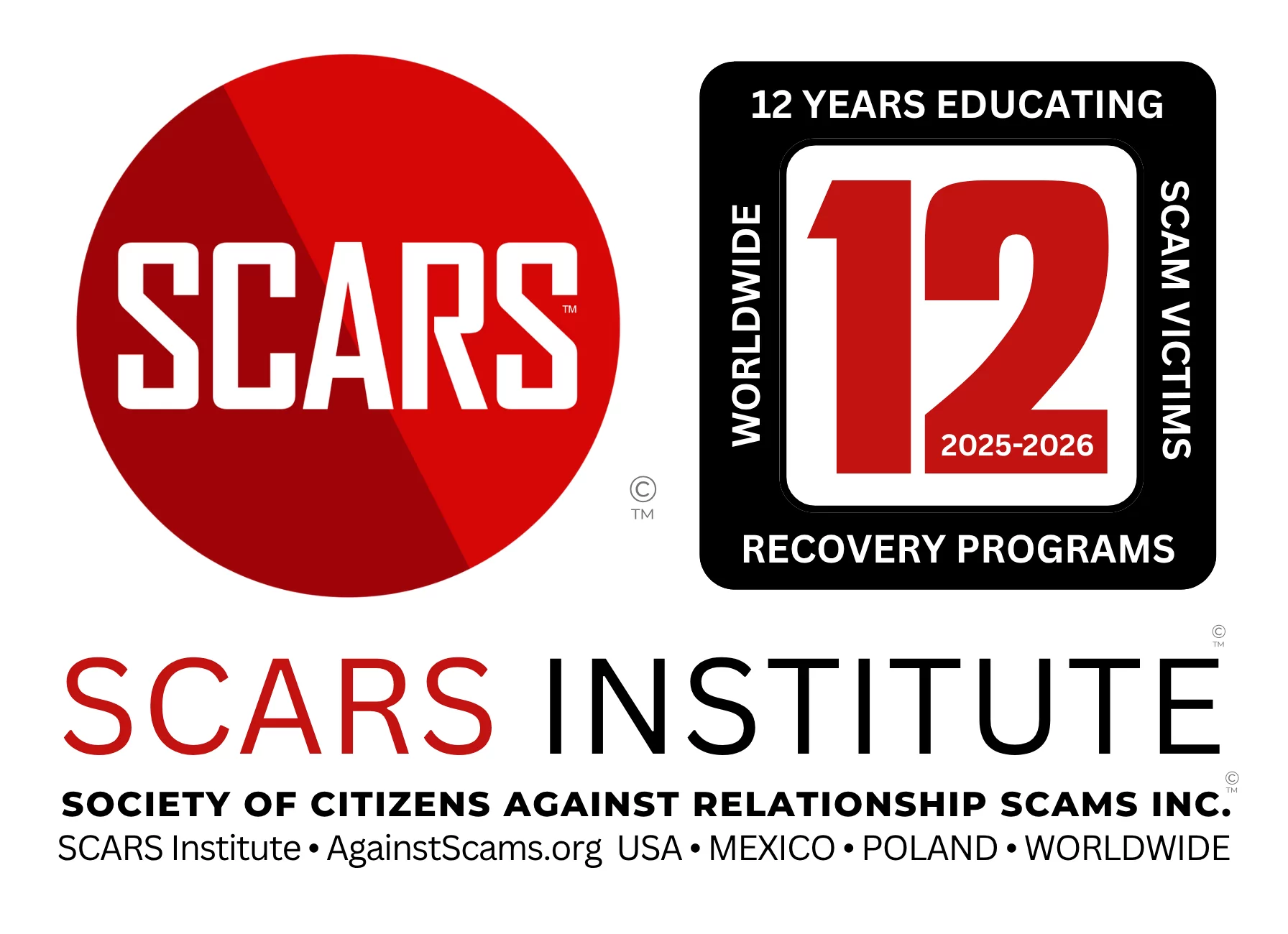 2025 SCARS 12th Year Supporting Scam Victims Worldwide